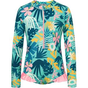 GRACE KARIN Girls One Piece Swimsuits Long Sleeve Bathing Suits Swimwear 8-10Y