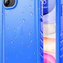 SPORTLINK Waterproof Case for iPhone 11, Full Body Heavy Duty Protection Full Sealed Cover Shockproof Dustproof Built-in Clear Screen Protector Rugged Case for iPhone 11 6.1 Inch Blue