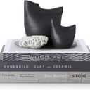 Decorative Books for Home Decor, Set of 3 Sizes Faux Books, Book Decor for Living Room, Office, Bookshelf, Coffee Table Decoration, Modern Stacked Display