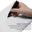 Grounding Sheet, Grounding Bed Sheets Earth Connected Grounding Flat Sheets for Better Sleep with Silver Fiber & Organic Cotton (90x35 inch) (Half, White)