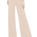 Urban CoCo Women's Dress Pants Solid Wide Leg Casual Sport Trousers Straight Leg High Waist Stretch Pants, Small