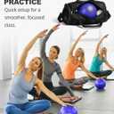 Trideer 9-Inch Pilates Ball, Small Exercise Ball for Yoga, Core Training, Physical Therapy, Balance, Stability and Stretching Pilates Equipment with Inflation Straw