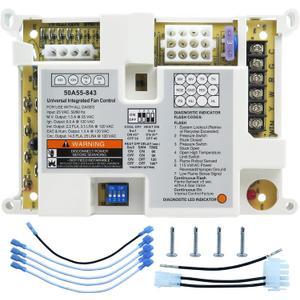 50A55-843 Furnace Control Board Furnace Suitable for White Rodgers 50A55-843