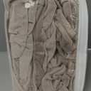 H.VERSAILTEX Velvet Dining Chair Covers Stretch Chair Covers for Dining Room Set of 6 Parson Chair Slipcovers Chair Protectors Covers Dining, Soft Thick Solid Velvet Fabric Washable, Taupe