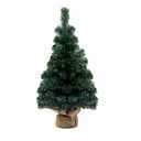 ikasus Artificial Christmas Tree Bottle Brush Trees Christmas, Sisal Snow Trees with Wooden Base for Christmas Decor Christmas Party Home Table Craft Decorations 40cm