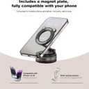 Magnetic Phone Holder Vacuum Suction Mount Strong Magnetic Car Mount