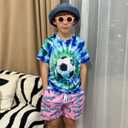 Cozople Boys Swim Trunks Compression Liner Swim Shorts Quick Dry Bathing Suit with Boxer Brief Swimwear 2-20T (5-6 Years, Crocodile)