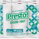 Amazon Brand - Presto! Ultra-Strong Premium Paper Towels, 158 Sheet Huge Roll - Flex-a-Size, 12 Rolls (2 Packs of 6), Equivalent to 38 Regular Rolls, White