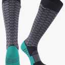 RANDY SUN Waterproof Skiing Socks, [SGS Certified] Unisex Knee High Breathable Hiking Trekking Sock 1 Pair