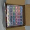 Eoehro 72pcs Sewing Thread Kit, 36 Colors, 400 Yards per Spool Polyester Thread, Prewound Bobbins, Sewing Machine Threads