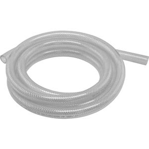 EZ-FLO 1/2 Inch ID (3/4 Inch OD) PVC Clear Reinforced Braided Vinyl Tubing, 10 Foot Length, 98629