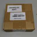 18AWG 18/2 2 Core Shielded Wire CNC Wire (30FT) UL2464 Tinned Copper Core 18 Gauge Cable Speaker Wire for CNC Router Machine, CNC VFD Spindle, Electrical Appliance, Transformer and 3D Printer,etc