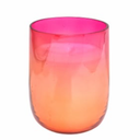 6OZ Iridescent Glass Candle Pink