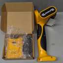 21V Electric Grill Brush, Heavy-Duty Cordless BBQ Cleaner with Stainless Steel Bristles, 90-Min RuntimeLED Light, Dishwasher Safe Head for Gas & Charcoal Grills