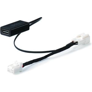 Dashcam Power Adapter (10-Pin Type E) Compatible with Mazda CX3 CX5 CX9 MX-30 CX-70, Mazda 6, 2016+, Built-in USB Power Source, Connects to Rear View Mirror, Plug-and-Play Dash Cam Power