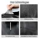 BSZHTECH Leather Repair Tape Self-Adhesive Leather Repair Patch for Couch Furniture Sofas Car Seats Advanced PU Vinyl Leather Repair Kit (Black, 17X79 inch)