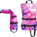 Oceans 7 US Coast Guard Approved Life Jacket for Infant, Kids, Youth, – Type II & III Vest, Personal Flotation Device (Pink/Berry – Infant)