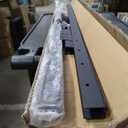 2 45" Long Black Metal Bars