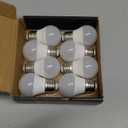 Cotanic 8 Pack A15 LED Ceiling Fan Light Bulbs 4000K Natural Daylight, 6W Small Light Bulb for Chandelier 60W Equivalent, E26 Standrad Base, 600lm, CRI 80+, Non-Dimmable