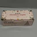 woohaha Clear Christmas Lights 2PACK 50Count 16Feet LED Bulb Mini String Lights for Indoor Xmas Tree Garland Birthday Wedding Party Festival Decoration, Green Wire, Warm White