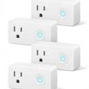 BN-LINK WiFi & Bluetooth Smart Plug, Heavy Duty Smart Timer Outlet Works with Alexa & Google Home Assistant, Remote & Group Control, No Hub Required, ETL & FCC Certified, 2.4GHz WiFi Only, 4 Pack