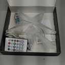 7.6" Christmas Tree Topper Star, RGB LED Lighted Star Tree Top w/Remote Control&APP, Scene Mode, DIY, Dimmable, Timer, Multicolour Lighted Treetop for Xmas Trees Holiday Party Gift Decorations