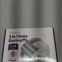 Momfree 2 in 1 Baby Ear Muffs, Noise Reduction Earmuffs & Adjustable Headband for Baby, Hearing Protection Headphones (Pink)