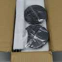 Black Brass Pendant Lights Kitchen Island - Clear Glass Pendant Light Fixture Multiple Stems Rods 3 Units 12 Inch 3 Units 4 Inch (2 Pack Black Brass Downrod)