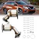 2pcs Catalytic Converter Compatible with Altima 2007-2018, Pathfinder 2013-2019, Murano 2009-2019,Quest 2011-2014 & Infiniti QX60, JX35 3.5L (EPA Compliant)