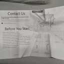 Fade & Crack Resistant Double Tier HDPE Adirondack Side Table, Poly Lumber Multi-Layer Storage End Table, Sturdy Small Accent Table for Patio Porch Backyard Deck Garden