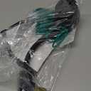 Strightinc 4 Prong to 3 Prong Dryer Plug Adapter with Green Ground Wire, Connects 4-Prong New Dryer Female to 3 Prong Old Dryer Male Receptacle, 10-30P to 14-30R Dryer Adapter (Black)