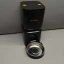 Automatic Dog Feeder - 8L/34 Cups Large Capacity Automatic Cat Food Dispenser with LCD Screen, Large Food Tray, Battery Operated, Timed Cat Feeder, Up to 50 Portions 6 Meals Per Day, Keeps Fresh (Black)