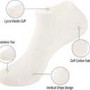 Heatuff 8 Pairs Ankle Socks for Women,Comfy Cotton Breathable Fabric for Womens,Thin Ankle Socks for Casual