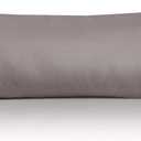 Leeden Body Pillow Cover, 100% Cotton, 800 Thread Count, Soft Breathable Long Pillow Case, Envelope Closure (Light Taupe,21"x 54")