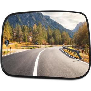 SCITOO Driver Side Mirror Glass Compatible with 2008-2015 For NISSAN ROGUE W/HEATED Chrome Flat Left Exterior Mirror Glass With Backing Plate RM51601-11P SCITOO Driver Side Mirror Glass Compatible with 2008-2015 For NISSAN ROGUE W/HEATED Chrome Flat Left Exterior Mirror Glass With Backing Plate RM51601-11P