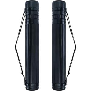 TRANSON 2-Pack Small Poster Tube Storage 17“ to 27” Extendable for Documents Blueprints Artworks Scrolls
