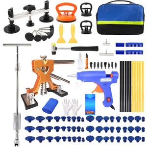 101pcs Paintless Dent Repair Tool Dent Puller Kit,Car Dent Repair KitAdjustable Width, Dent Car Dent Removal Kit