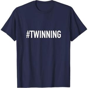 #Twinning Matching Twin & Sibling Design T-Shirt XS