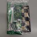 Slim Wallet for Women Ladies Teen Girls Female Credit Card Holder Cute Aesthetic Unique Modern RFID Checkered Cardholder Keychain, Black Black White