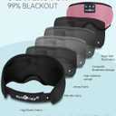 MUSICOZY Sleep Headphones, Bluetooth 5.4 Sleep Mask Headband Headphones Sleeping Eye Mask, Wireless Music Earbuds Earphones with HD Stereo Speakers for Side Sleepers, Cool Gadgets Unique Gift