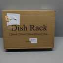 SNTD Dish Drying Rack - Extendable Dish Rack, Large Sink Drying Dish Drainer for Kitchen Counter, Stainless Steel Dish Strainer with Utensil Holder (Grey)