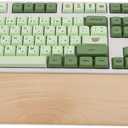 HomeDo Wooden Wrist Rest for Mechanical Keyboards, Support pad for Palm, Ergonomic Rest for Typing and Gaming,Palm Rest,Hand Rest (Beech,17.32x3.15(104 Key 100%))