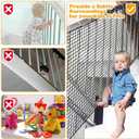 Balcony Netting for PetsApartmentStairTrampolinePlaygroundChild Safety Rope NetDriveway Net for Kids SafetyBaseball Softball Net Sports Netting (3.3ft6.6ft, Black)