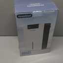 Dehumidifier, 98OZ Dehumidifiers for Home(1000sq.ft), Humidity Display Dehumidifier for Basement Bathroom Bedroom, Auto Shut Off, Washable Filter, Drain Hose, Timer, 7 Ambient Lights, white