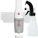 Sharper Image 2-in-1 Window Vacuum Cleaner Kit  Cordless Squeegee, Spray Bottle, 11" Blade, 2 Washable Microfiber Pads| Cleaning Supplies Tool Set| Glass, Mirrors, Shower, Windows, Car Windshield