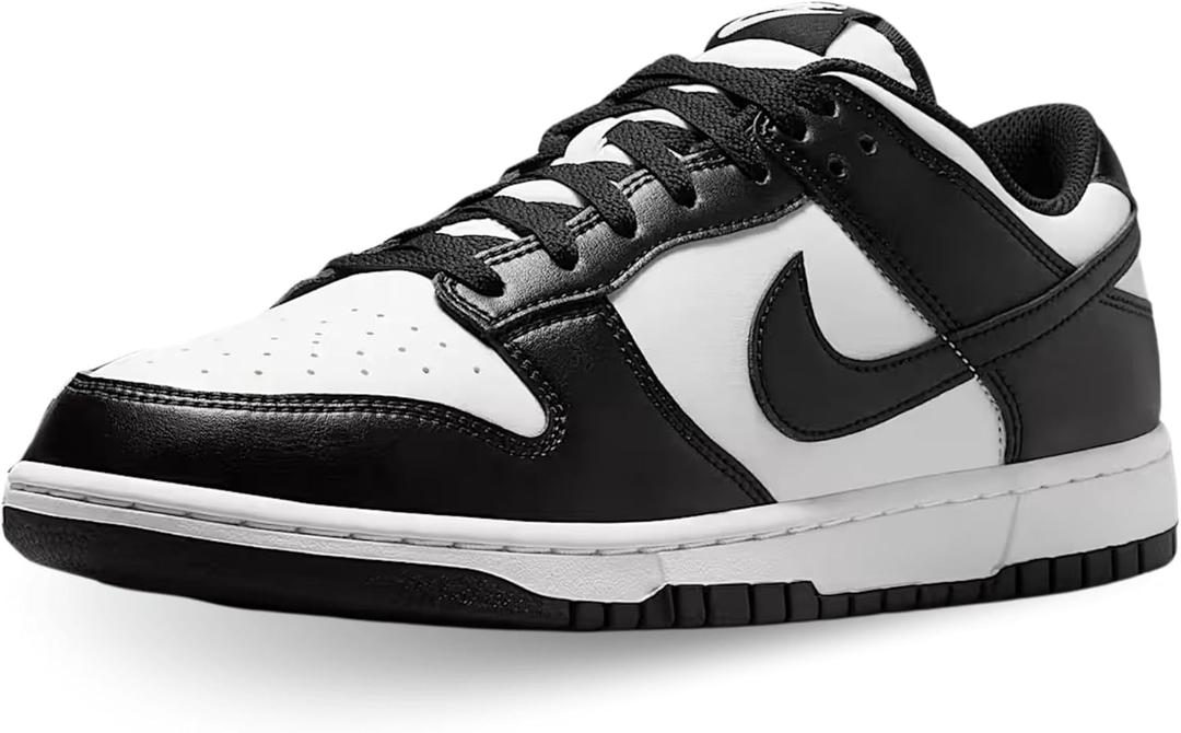 Nike Dunk Low Retro Men's Sneaker, White Black White, 11