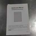 Frameless Beveled Edge Bathroom Mirror 36x72 Inch Rectangle Wall Mirror Explosion Proof and Shatterproof Bathroom Vanity Mirror Wall Mounted Hang Firmly (Horizontal or Vertical)