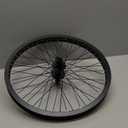 20 inch x 1.85" Heavy Duty Bicycle Rear Wheel Rim 12 Gauge, Double Wall Aluminum Alloy 48 Spokes Wheel, 20" Bike Rear Rim 135mm (Black) Disc Brake