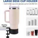 Sturdy and Durable Chair Cup Holder Compatible with Adirondack,Easy to Install Chair Cup Holder Attachment,Anti-Spill and Anti-Slip Chair Cup Holder Compatible with Adirondack Attachment