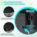 Small Pump With Level Sensor,5 FT Drain Lift,Large Volume,110V Automatic Submersible Water Pump Mini HAVC Condensate Pump For Dehumidifier,Air Conditioner, Ice Maker, Furnace,Air Cooler,PM02